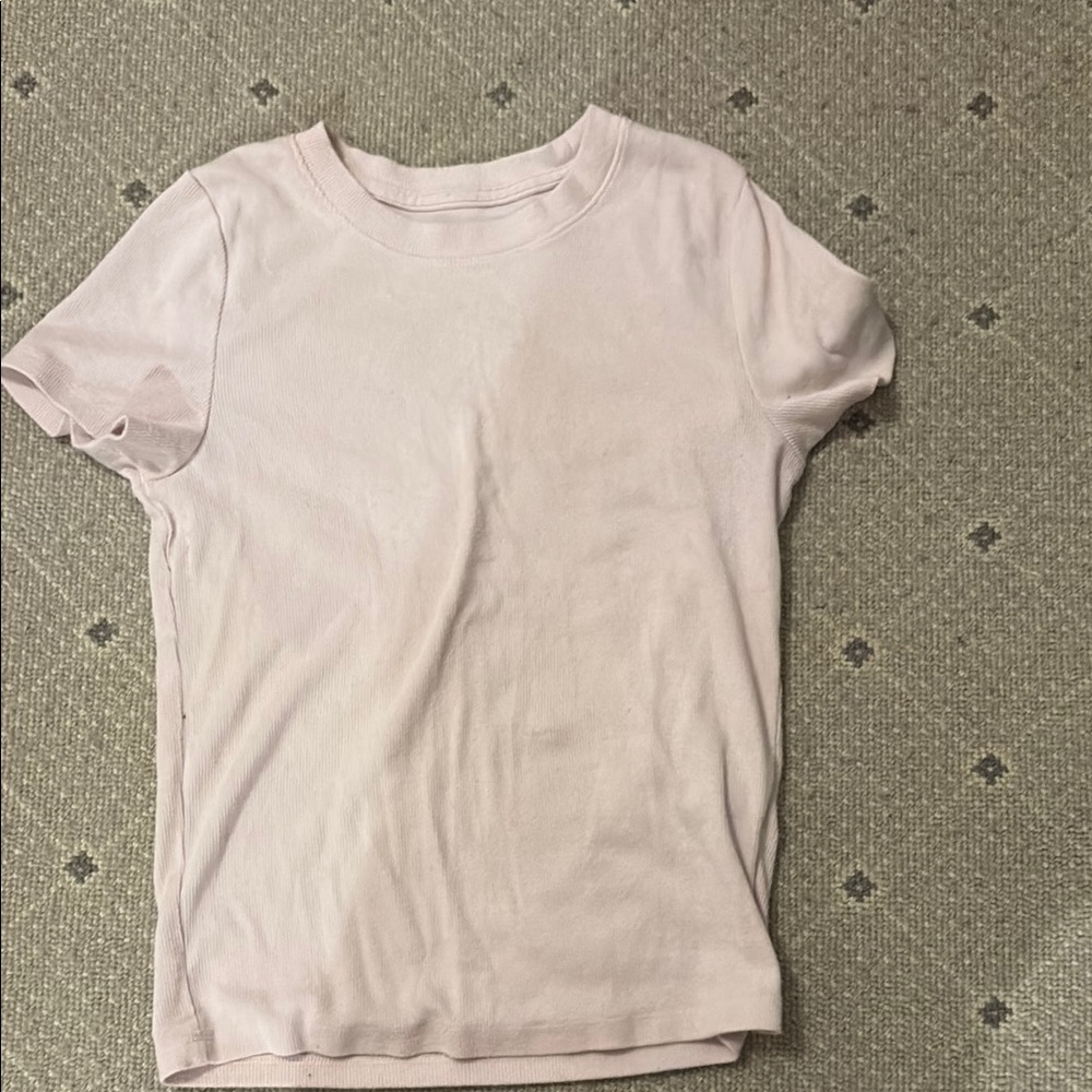 Hollister pink t shirt